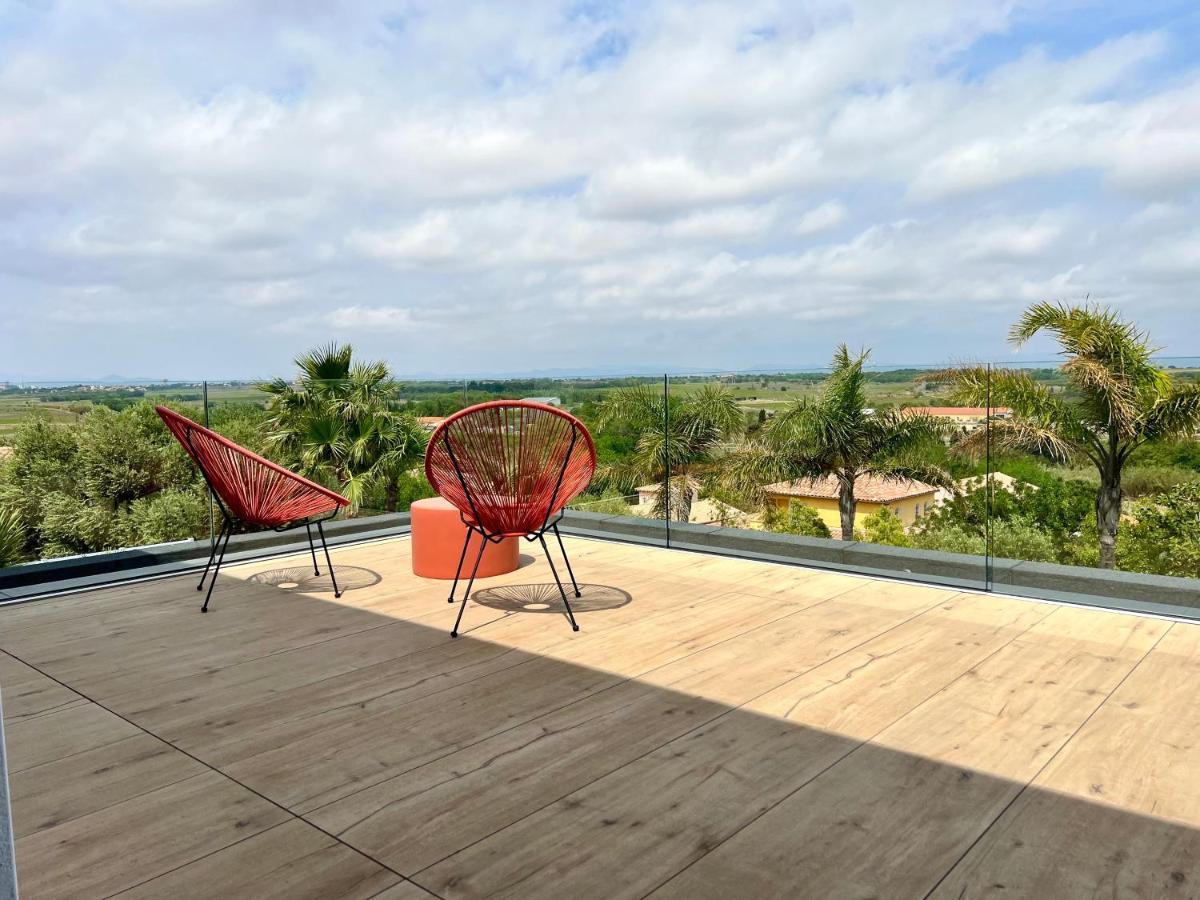 Villa D'Exception Avec Piscine A Debordement - Vue Panoramique Saint-Nazaire  Екстер'єр фото
